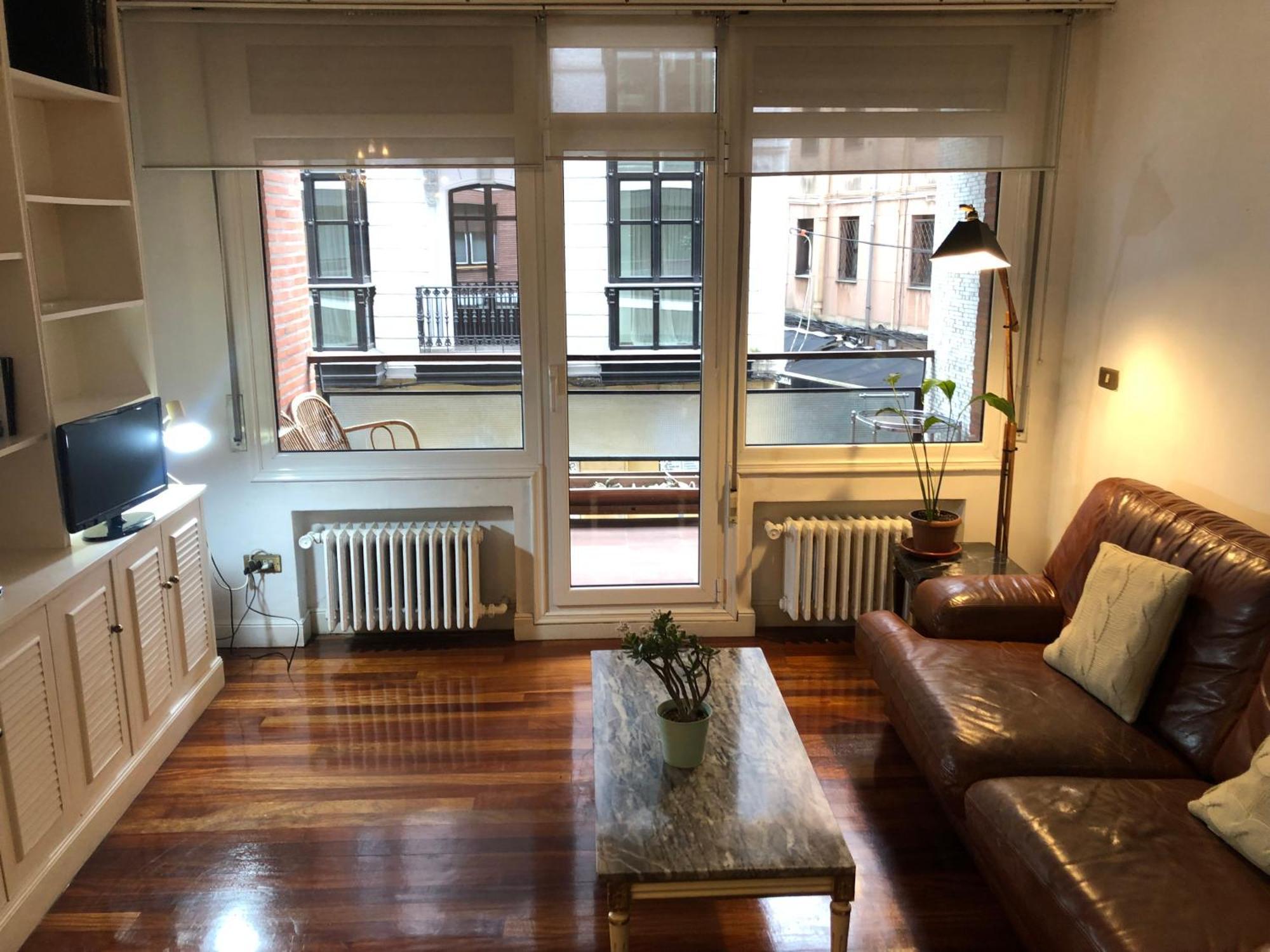 Suite En Apartamento Privado Terraza Centro Бильбао Экстерьер фото